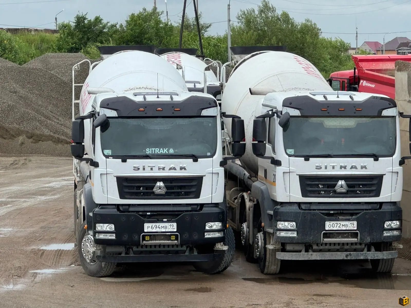 SITRAK C7H – быстрая доставка бетона и стабильная логистика без простоев